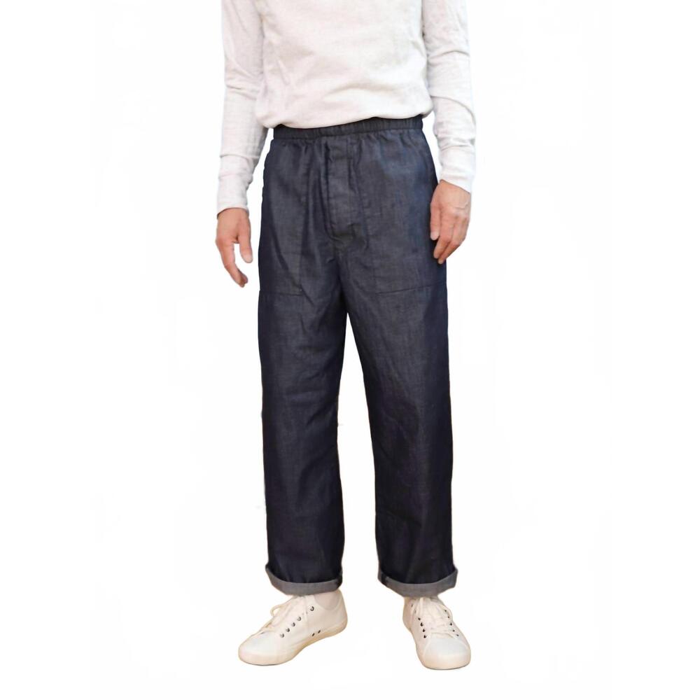 NEW TEAK oliver japanese denim pant in indigo